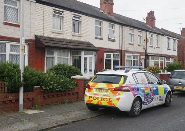 Police outside a house in Endsleigh Gardens, off St Annes Road in South Shore on July 5