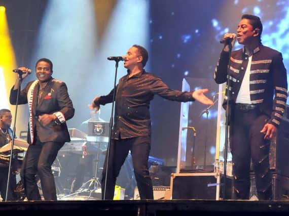 The Jacksons on the opening night of Blackpool's Livewire Festival