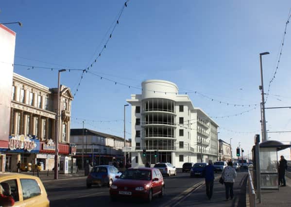 An artists impression of a hotel proposed for the corner of the Promenade and Chapel Street.