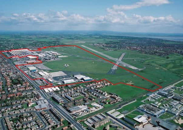The Blackpool Airport Enterprise zone area