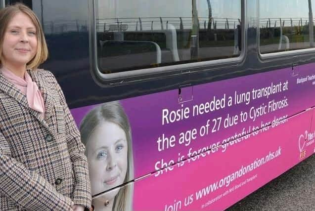 Rosie Neath had a lung transplant and wants to encourage others to sign the register