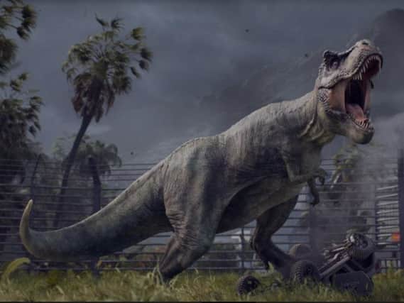 An image from the Jurassic Park Evolution trailer