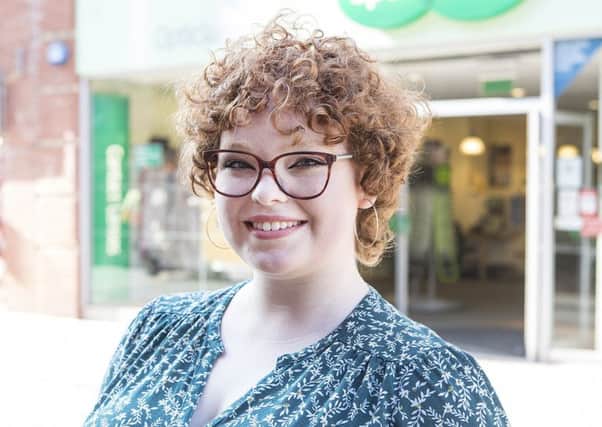 Elisha Tax, of Blackpool, who is through to the regional finalist in Specsavers annual Spectacle Wearer of the Year competition.