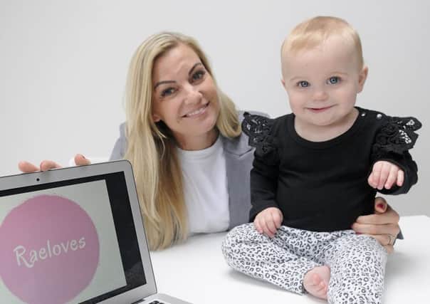 Jo Irving has set up a clothing webshop named after her 11-month-oild daughter Rae Jones called Raeloves