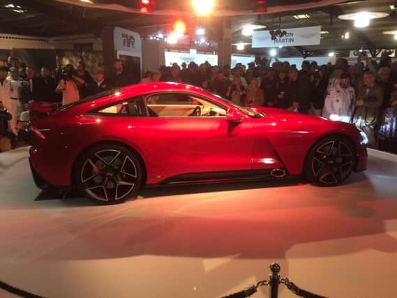 The new TVR Griffith unveiled at the Goodwood Festival. The photograph was taken by John Bailie of Poulton who travelled down with a group of former TVR staff and fans plus former owner of the company Martin Lilley.