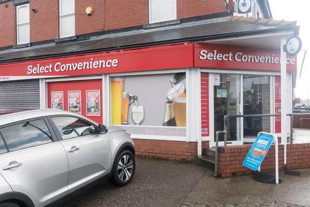 All three shops were reopen today. Pictured here is Select Convenience in Holmfield Road.