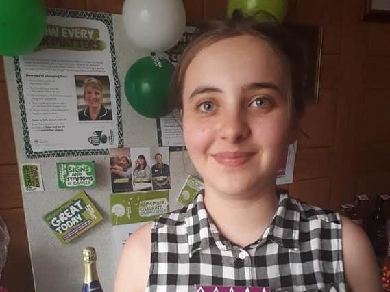 Jasmine Fieldsend and her mum successfully raised 670 for Macmillan Cancer Support