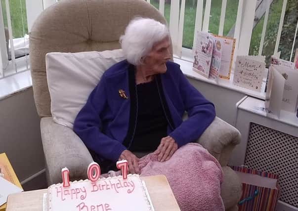 Rene Reader celebrates her 107th birthday