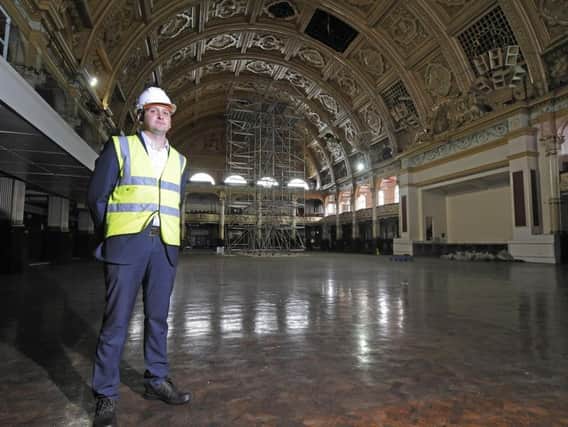 Winter Gardens marketing manager Anthony Williams in the Empress Ballroom