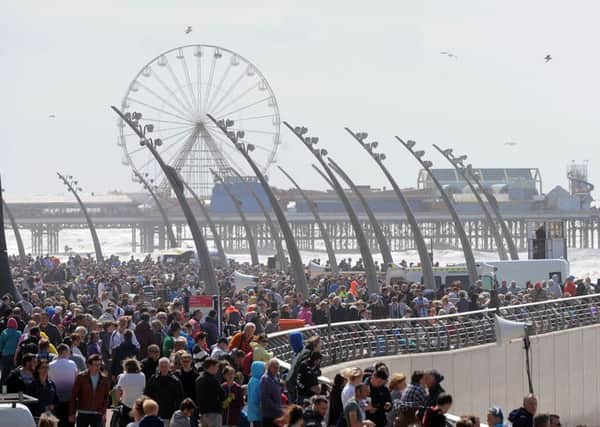 Crowds flock to the Promenade for the Blackpool Air Show