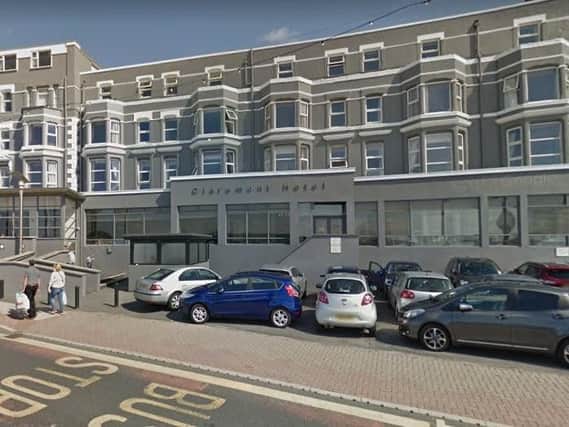 Fire services were called out to reports of the fire at the Claremont Hotel on the Promenade