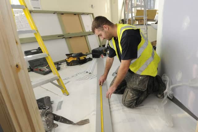 Ongoing improvement work at Blackpool Victoria Hospital.  Pictured is Simon Cox,