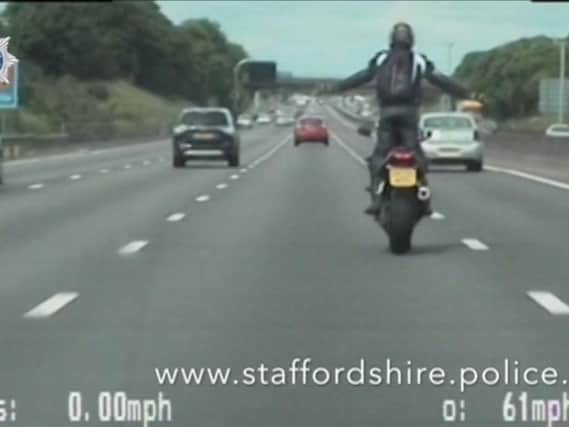 Pawel Zietowski as he repeatedly flouted the rules of the road while travelling northbound M6