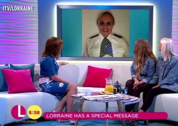 Two daughters of Manchester Arena terror attack victim Jane Tweddle appeared on ITV's Lorraine, where they found out who held their mums hand as she lay dying.