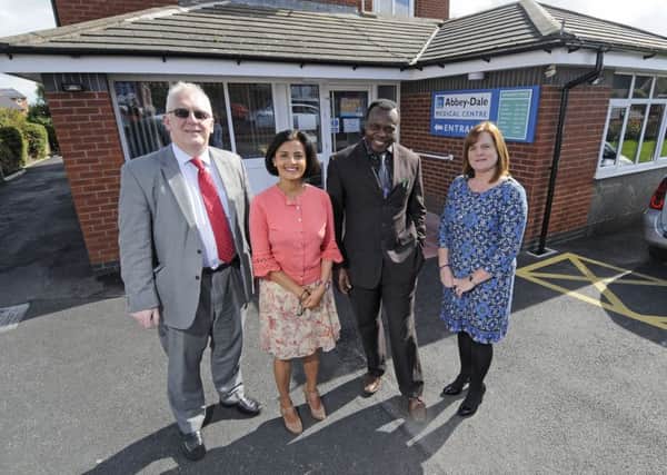 Staff at the revamped Abbey-Dale Medical Centre
