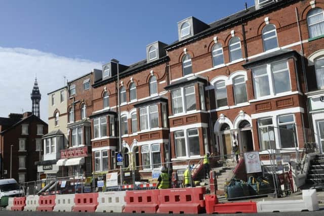 Blackpool Housing Company are converting two hotels on Albert Road to residential flats