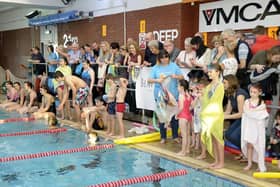 A previous Lytham St Annes Lions swimarathon at St Annes YMCA Pool