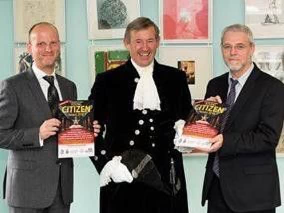Search for 2018 Lancs Young Citizen of the Year. Pictured centre: High Sheriff of Lancashire, Robert Webb