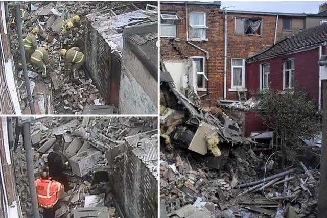 The Gazettes exclusive CCTV footage shows how The Castleford was obliterated by a gas blast