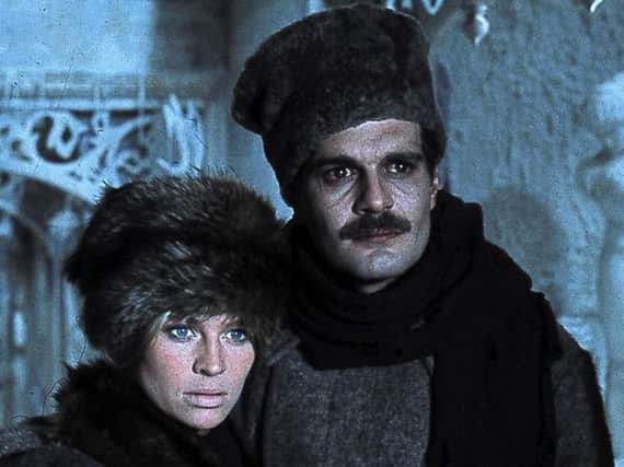 Julie Christie and Omar Sharif in Doctor Zhivago