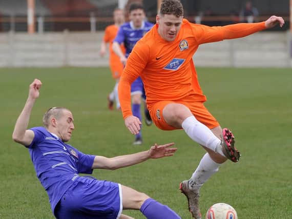 AFC Blackpool in action