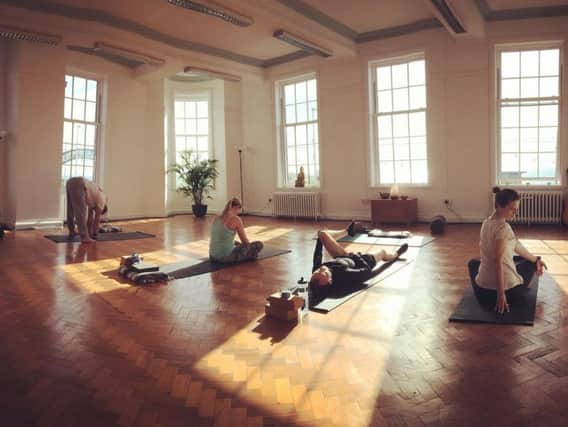 Angela Ross' yoga studio