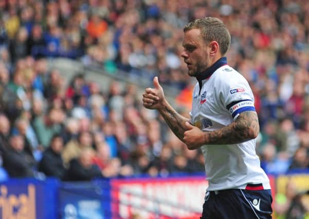 New signing Jay Spearing in action for Bolton Wanderers last season