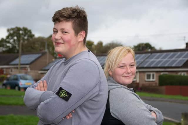 Ben Ashworth and Charlotte McIntyre who rescued a grandmother and two children from the sea in Blackpool