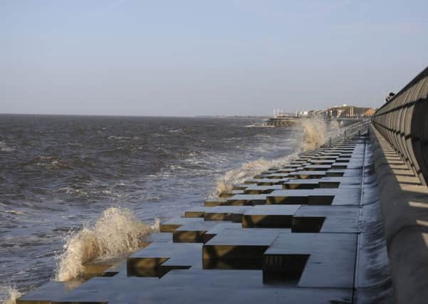 The new sea defences on Princes Way in Anchorsholme have been completed and the road is now open