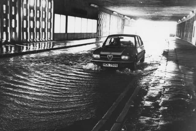 Flooding on Watson Road, in South Shore, in March 1982