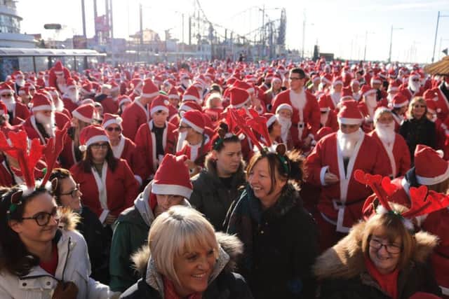 More than 1,400 people took part in last year's Santa Dash
