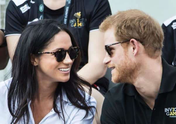 Prince Harry with 'Yorkshire lass' Meghan Markle