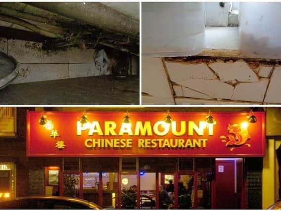 Conditions at the Paramount Chinese restaurant in Blackpool posed a danger to the health of customers