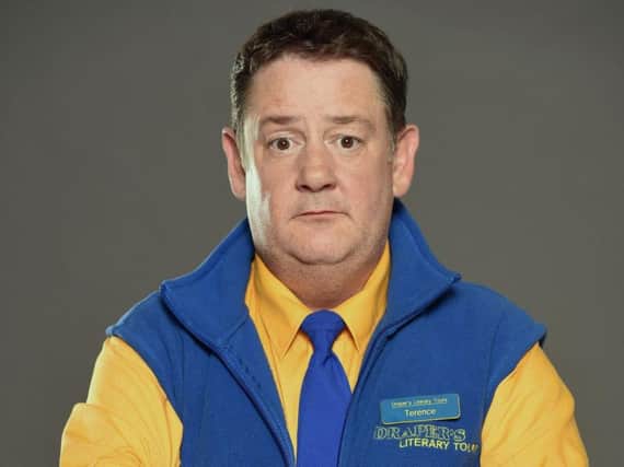 Murder On The Blackpool Express. Pictured: Johnny Vegas as Terry