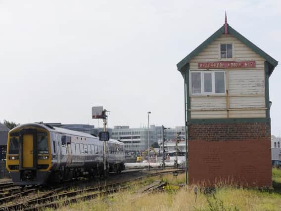 One of the signal boxes which will be replaced