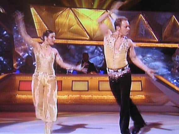 Dan Whiston and Hayley Tamaddon paired up in a previous series of Dancing On Ice and earned a perfect score with their routine to 'Jaiho'