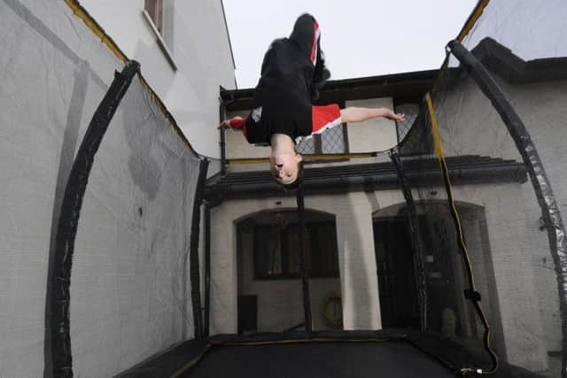 Amanda Hopkins has been told her 13-year-old son Dylan Hopkins can no longer use his trampoline following complaints from neighbours