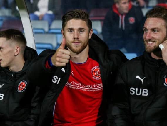 Fleetwood forward Wes Burns has scored in all three of Towns Checkatrade Trophy games