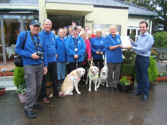 Preston and Leyland and Blackpool Fylde branches of the The Guide Dogs for the Blind Association are grateful for the fund-raising efforts of the Italian Orchard in Preston, which has raised 1,300