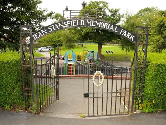 Jean Stansfield park in Poulton