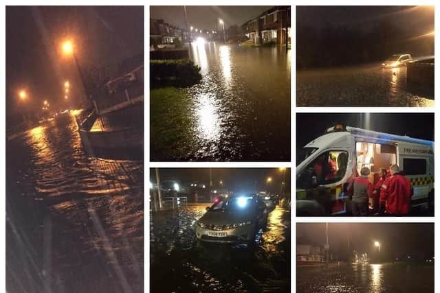 Flooding from across the Fylde coast