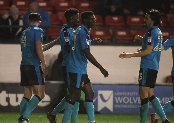 Jordy Hiwula stepped up for Town during Tuesdays 4-2 defeat at Walsall