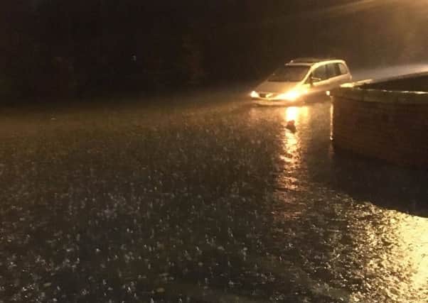 Anchorsholme and parts of the Fylde coast were hit by flooding.
