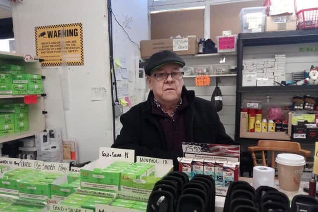 Joe Barlow who employed Lisa at his stall in Abingdon Street Market