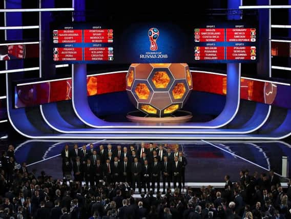 Managers of all the competing nations at the World Cup draw in Moscow