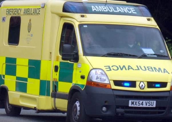 An ambulance was on the scene after a van driver fell ill at the wheel on Progress Way, Blackpool.