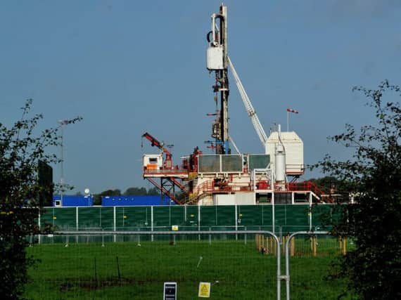Cuadrilla's drilling rig at Preston New Road