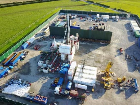 The Preston New Road fracking site where the protesters gathered