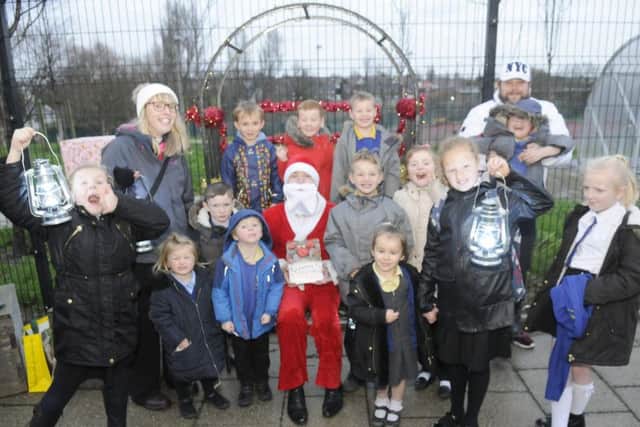 Christmas Story walk from Christ the King Primary