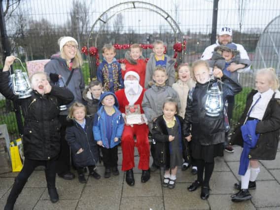 Christmas Story walk from Christ the King Primary